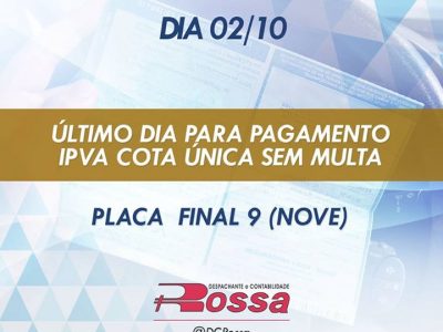 Dirija com cuidado.